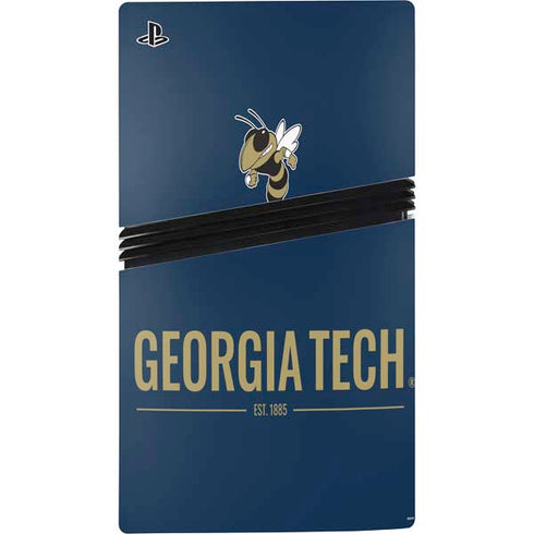 Georgia Institute of Technology Est 1885 Navy PS5 Pro Bundle Skin