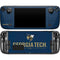 Georgia Institute of Technology Est 1885 Navy Steam Deck Handheld Gaming Computer OLED Skin