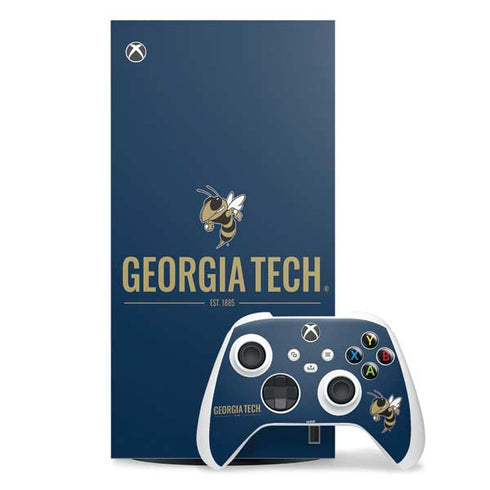 Georgia Institute of Technology Est 1885 Navy Xbox Series X Skins