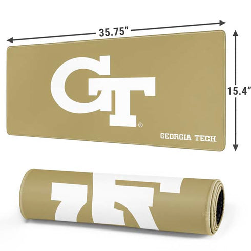 Georgia Institute of Technology Gold GT Gaming Mouse Pad