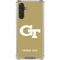 Georgia Institute of Technology Gold GT Galaxy A17 Clear Case