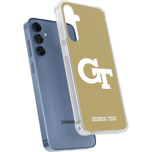Georgia Institute of Technology Gold GT Galaxy A35 5G Clear Case