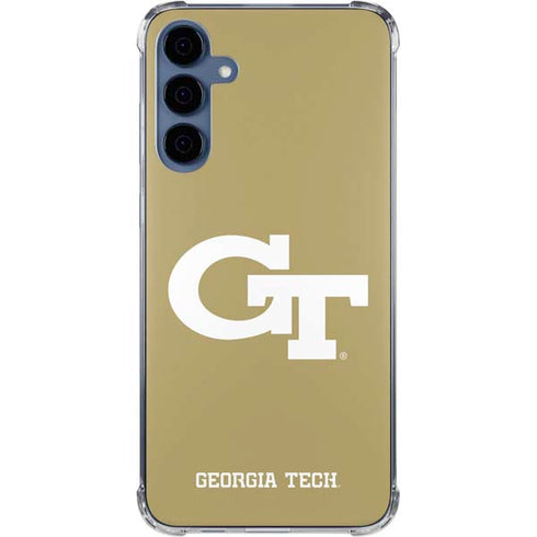 Georgia Institute of Technology Gold GT Galaxy A55 5G Clear Case