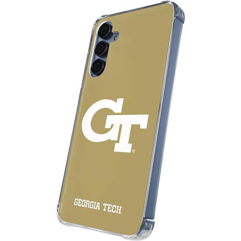 Georgia Institute of Technology Gold GT Galaxy A55 5G Clear Case