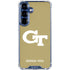 Georgia Institute of Technology Gold GT Galaxy S25 Clear Case