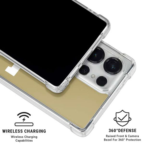 Georgia Institute of Technology Gold GT Galaxy S25 Ultra Clear Case