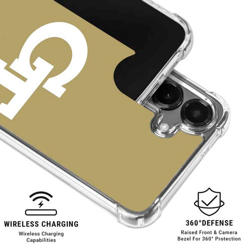Georgia Institute of Technology Gold GT Galaxy S26 Plus Clear Case