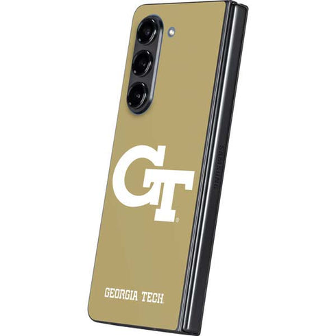 Georgia Institute of Technology Gold GT Galaxy Z Fold5 5G Skin