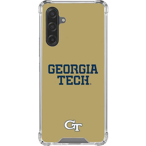 Georgia Institute of Technology LogoType Gold Galaxy A17 Clear Case