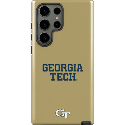 Georgia Institute of Technology LogoType Gold Galaxy S23 Ultra Pro Case