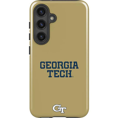 Georgia Institute of Technology LogoType Gold Galaxy S25 Impact Case