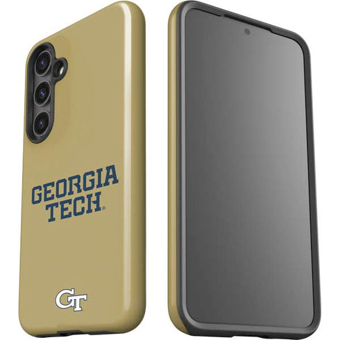 Georgia Institute of Technology LogoType Gold Galaxy S25 Impact Case
