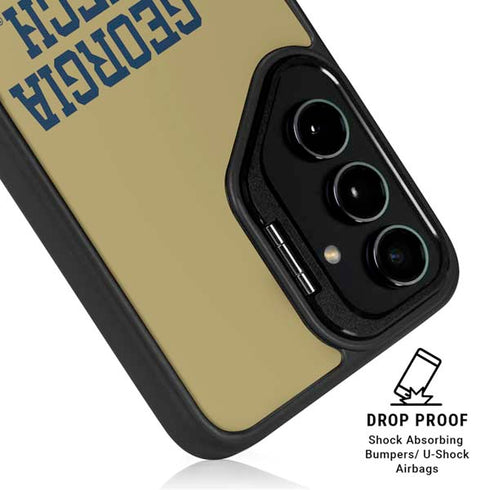 Georgia Institute of Technology LogoType Gold Galaxy S25 Kickstand Case