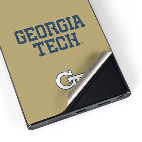 Georgia Institute of Technology LogoType Gold Galaxy S24 Ultra Skin