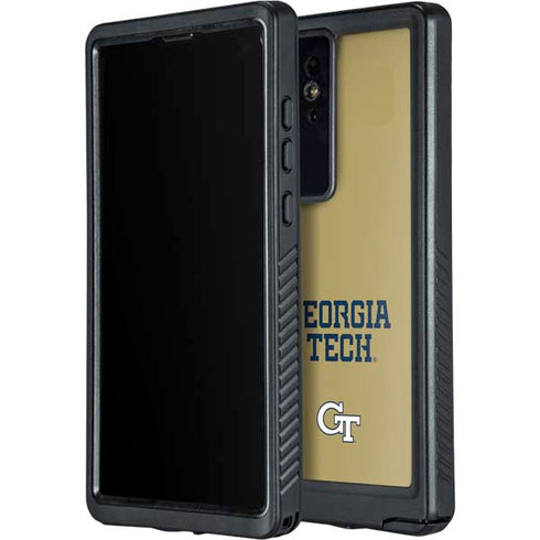 Georgia Institute of Technology LogoType Gold Galaxy S24 Ultra Waterproof Case