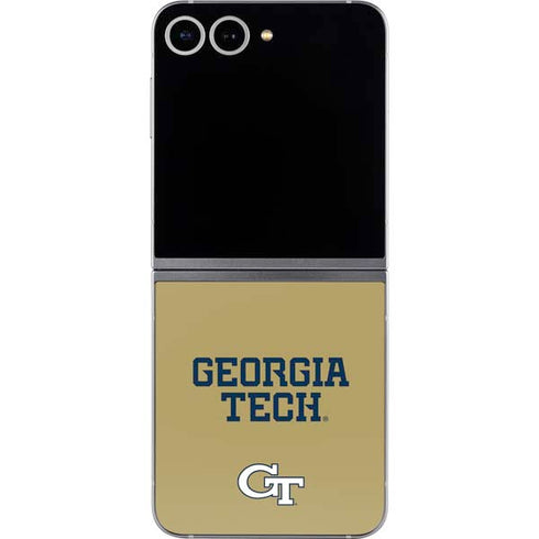 Georgia Institute of Technology LogoType Gold Galaxy Z Flip6 Skin