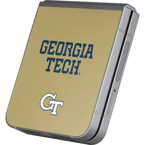 Georgia Institute of Technology LogoType Gold Galaxy Z Flip6 Skin