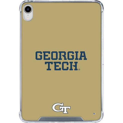 Georgia Institute of Technology LogoType Gold iPad 11th Gen (2025) Clear Case
