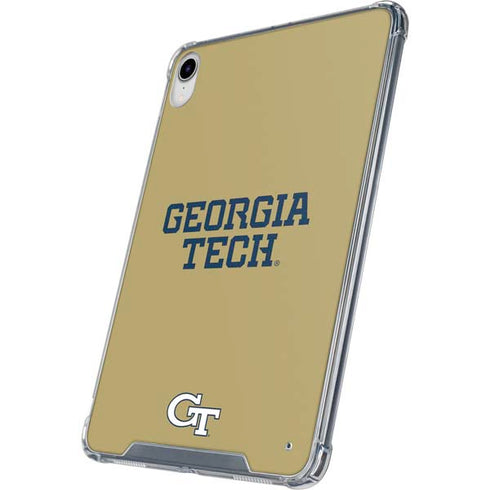 Georgia Institute of Technology LogoType Gold iPad 11th Gen (2025) Clear Case