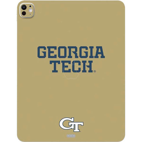 Georgia Institute of Technology LogoType Gold iPad Pro 13in M4 (2024) Skin