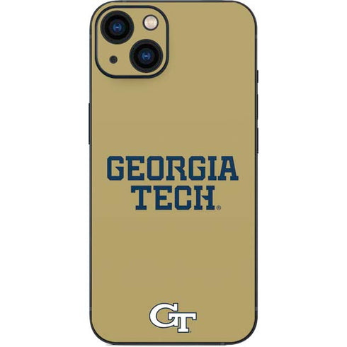 Georgia Institute of Technology LogoType Gold iPhone Skins