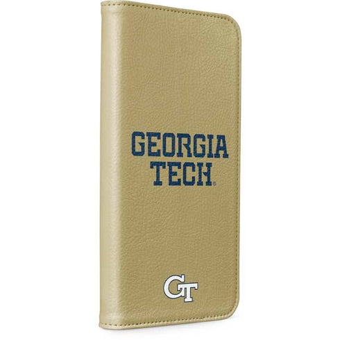 Georgia Institute of Technology LogoType Gold iPhone 15 Plus Folio Case