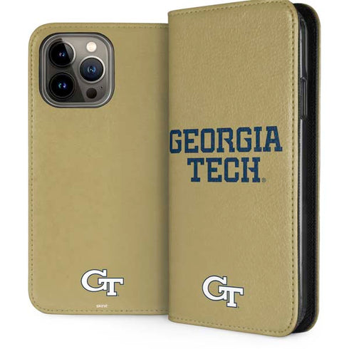 Georgia Institute of Technology LogoType Gold iPhone Cases