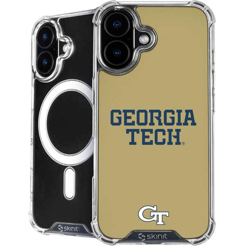 Georgia Institute of Technology LogoType Gold iPhone 16 MagSafe Case