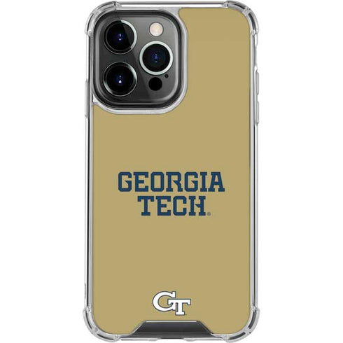 Georgia Institute of Technology LogoType Gold iPhone 16 Pro Clear Case