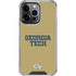 Georgia Institute of Technology LogoType Gold iPhone 16 Pro Max Clear Case