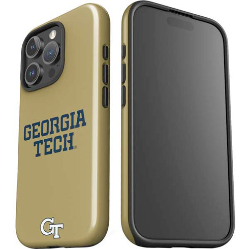 Georgia Institute of Technology LogoType Gold iPhone 16 Pro Max Impact Case