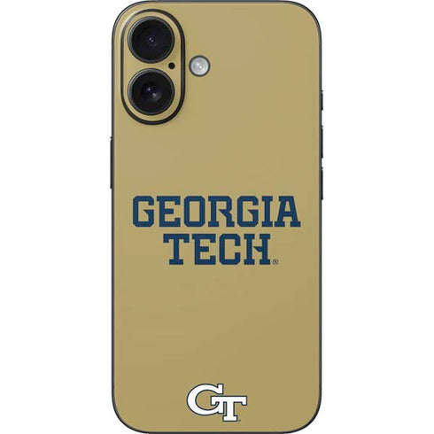 Georgia Institute of Technology LogoType Gold iPhone 16 Skin