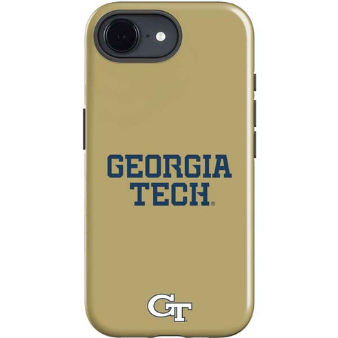 Georgia Institute of Technology LogoType Gold iPhone 16e Impact Case