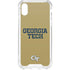 Georgia Institute of Technology LogoType Gold iPhone XS Clear Case