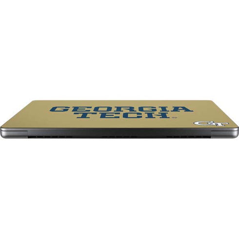 Georgia Institute of Technology LogoType Gold Apple MacBook Pro 14-inch Skin
