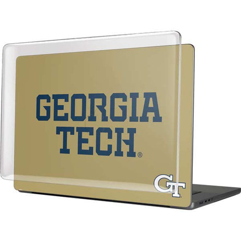 Georgia Institute of Technology LogoType Gold MacBook Cases