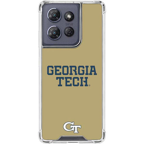 Georgia Institute of Technology LogoType Gold Moto G 5G (2025) Clear Case