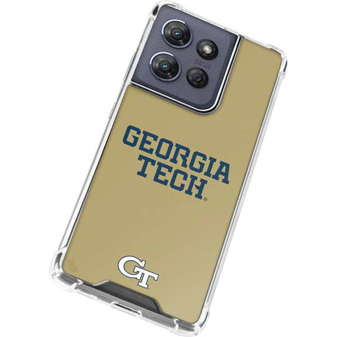 Georgia Institute of Technology LogoType Gold Moto G 5G (2025) Clear Case