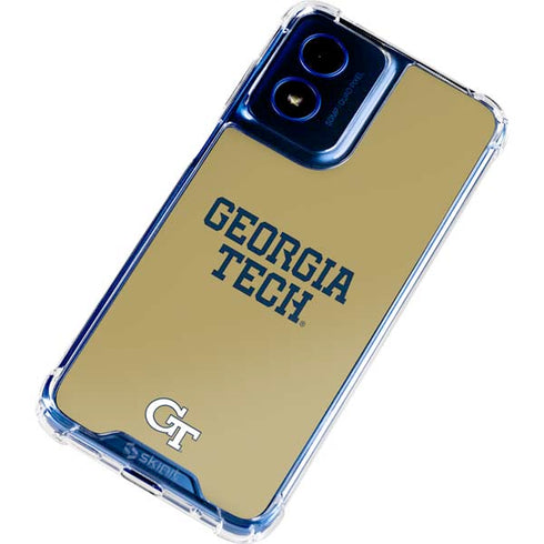Georgia Institute of Technology LogoType Gold Moto G 5G (2024) Clear Case