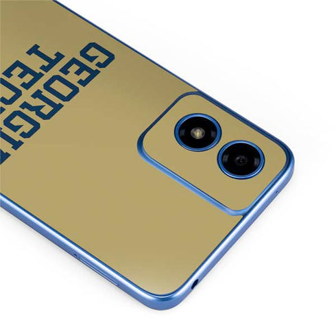 Georgia Institute of Technology LogoType Gold Moto G Play 4G (2024) Skin