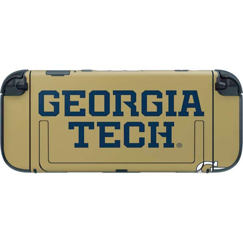 Georgia Institute of Technology LogoType Gold Nintendo Switch 2 (2025) with Joy-Con Skin