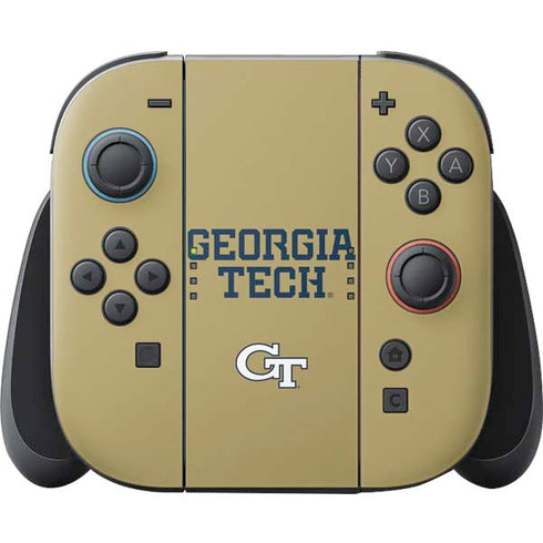 Georgia Institute of Technology LogoType Gold Nintendo Skins