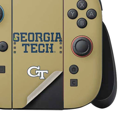 Georgia Institute of Technology LogoType Gold Nintendo Switch 2 (2025) Joy-Con Controller Skin