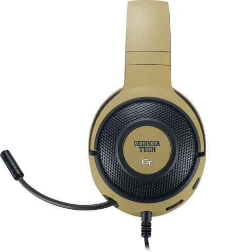 Georgia Institute of Technology LogoType Gold Razer Kraken X Skin