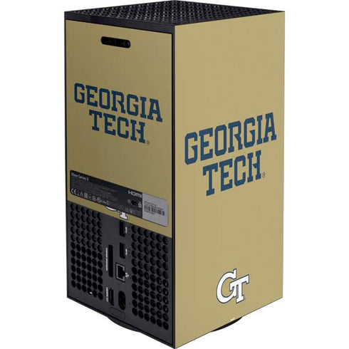 Georgia Institute of Technology LogoType Gold Xbox Series X Bundle Skin