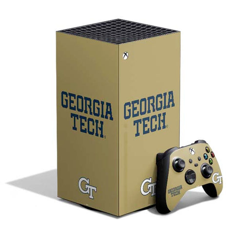 Georgia Institute of Technology LogoType Gold XBox Series X Digital Edition Bundle Skin