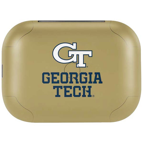 Georgia Institute of Technology Gold LogoType GT Amazon Echo Buds Skin
