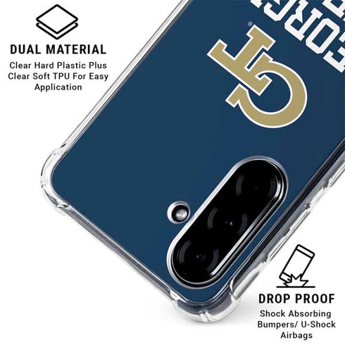 Georgia Institute of Technology GT Blue Galaxy A36 5G Clear Case