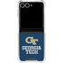 Georgia Institute of Technology GT Blue Galaxy Z Flip7 Clear Case