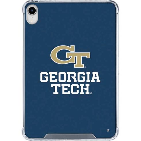 Georgia Institute of Technology GT Blue iPad 11th Gen (2025) Clear Case